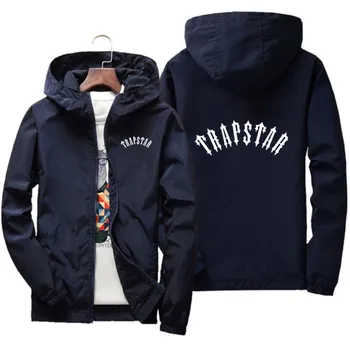 Brand Trapstar Jackets Mens Coats Hooded Windbreaker Jacket Men Clothing Plus Size Bomber Jacket Casual Top Chaquetas Hombre 4