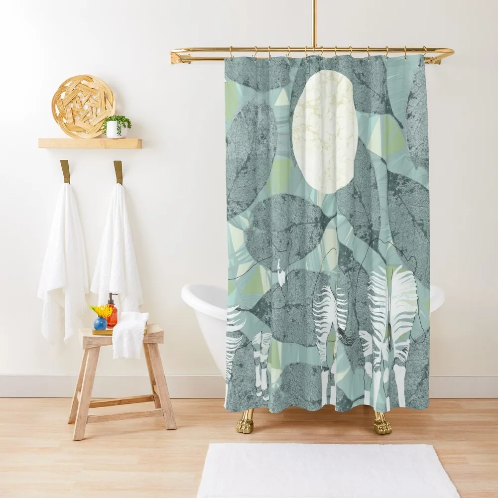 

Okapi Geometric Shower Curtain Toilet Accessories Bathroom Bathroom Accessories Bathroom Fabric Curtain
