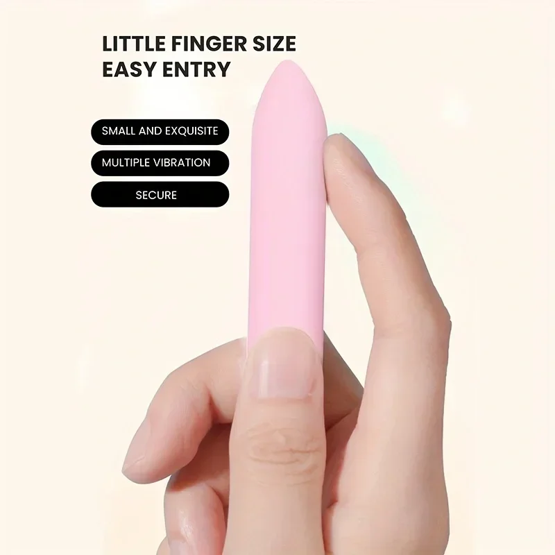 Mini Vibratory Face Massager Lipstick-sized Waterproof for Eye and Face Relaxation Wrinkle Reduction 1PC
