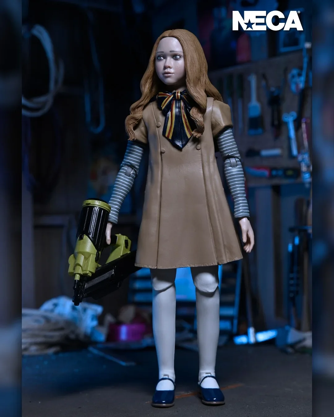 NECA 公式ミーガン 7 インチ関節アクションフィギュアモデル像男の子と