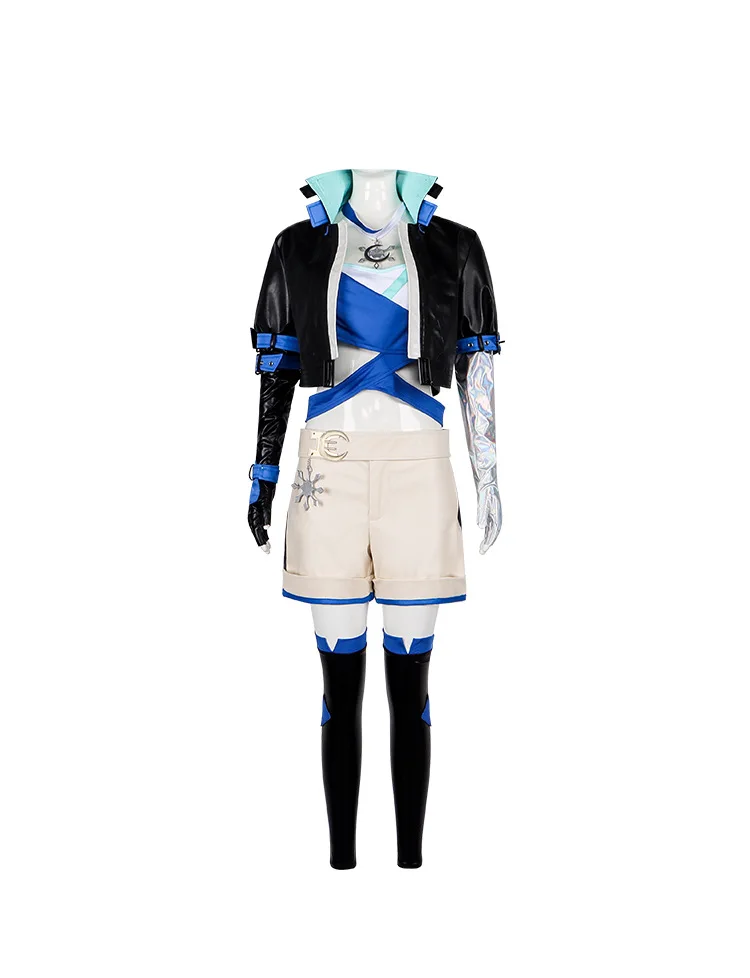 Fantasy Ice Moon Floral Cosplay Costume