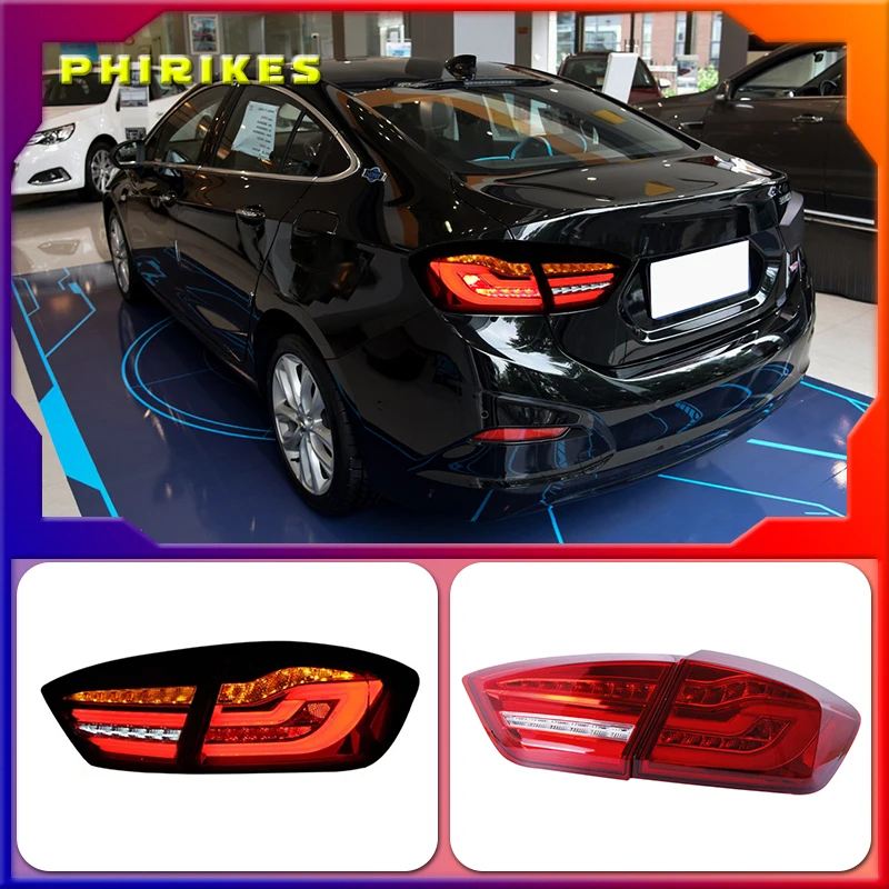 

Car LED Tail Light Taillight For Chevrolet Cruze 2017 2018 Rear Running Light + Brake Light + Reverse Lamp + Dynamic Turn Signal
