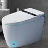 Smart Toilet, Elongated One Piece Bidet Toilet with Bidet Built in, Tankless Smart Bidet Toilet with Auto Open Close,Foot Sensor 1