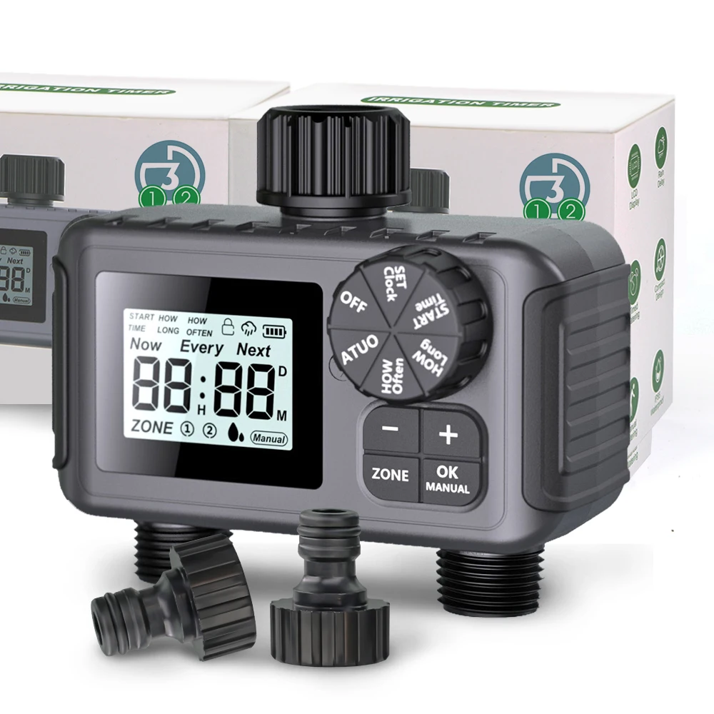 

Таймер садовый автоматический с ЖК-дисплеем, 16 мм, 3/4 дюйма