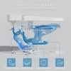 Smart Toilet, Wider Bidet with Heated Seat, Warm Water, Foot Sensor Auto Flushing, Modern Japanese Toilet for Bathroom 2