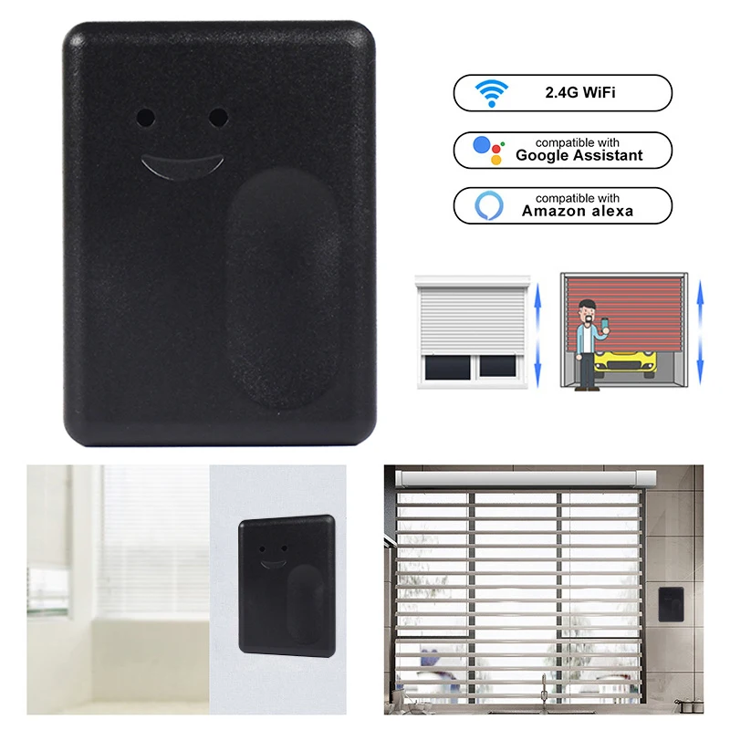 

WiFi GarageDoor Controller Switch for Car Garage Door Opener APP Remote Control Timing Voice Control for Alexa Smart Home