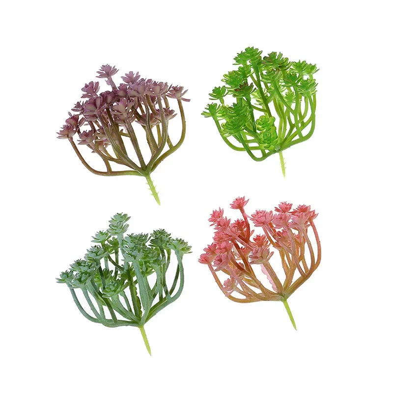 Lush Green Succulent Cactus Decorative Accessory