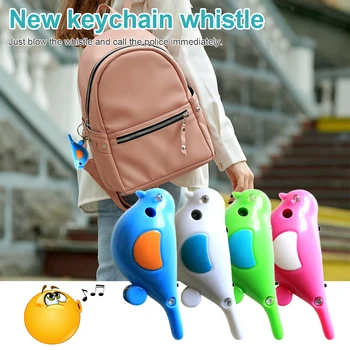 Key Finder Whistle Bird Shape Keychain Flashing Beeping Alarm Remote Locator Flashing Control Anti-lost Equipment Tracker Pets 1