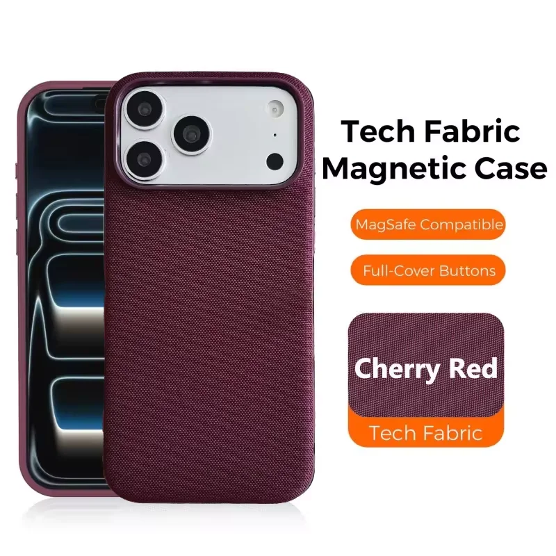 Innovative Woven Magnetic Protective Phone Case - New Technology Fabric