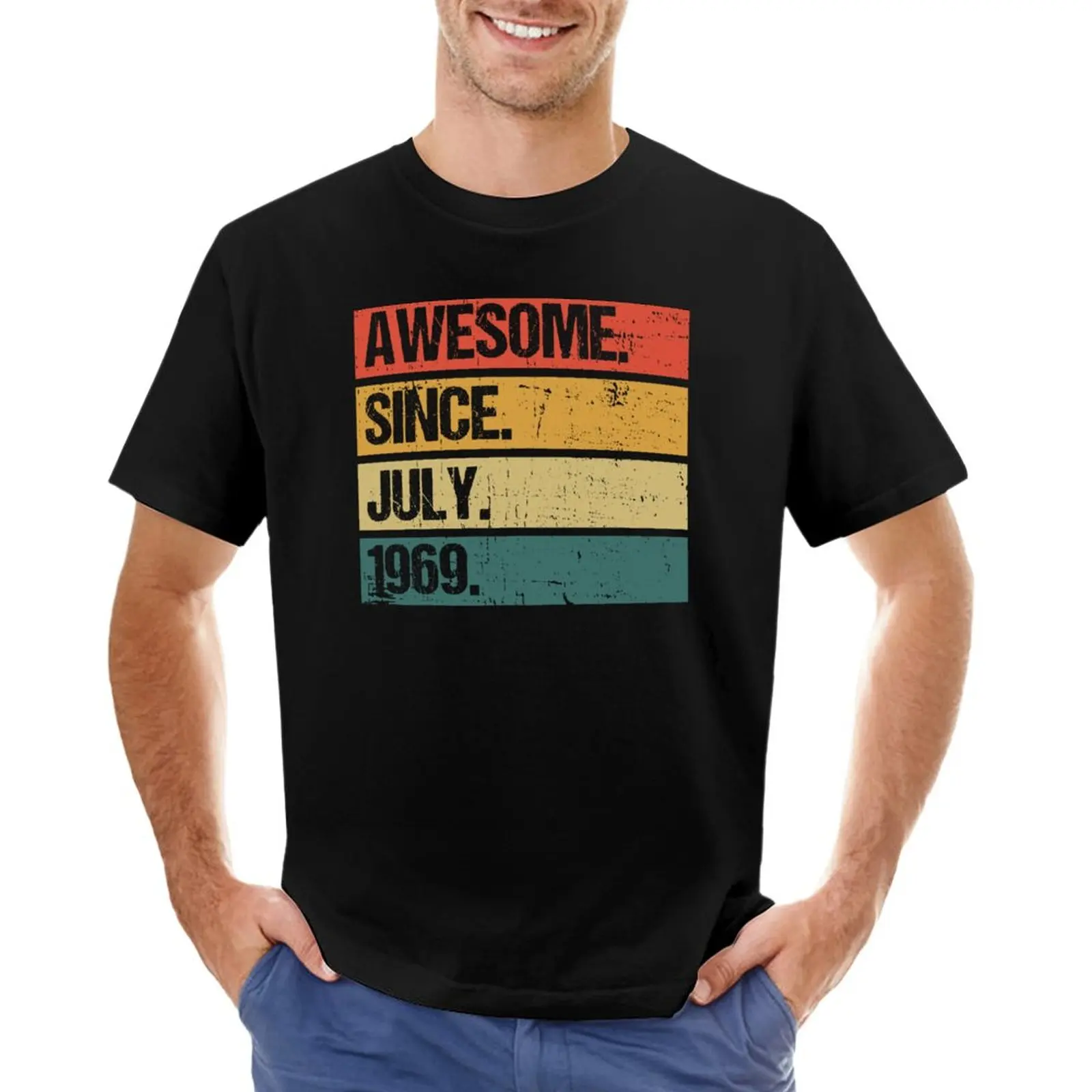 

Awesome Since July 1969 | Made In 1969 | Vintage July 1969 T-Shirt tees mens graphic t-shirts funny