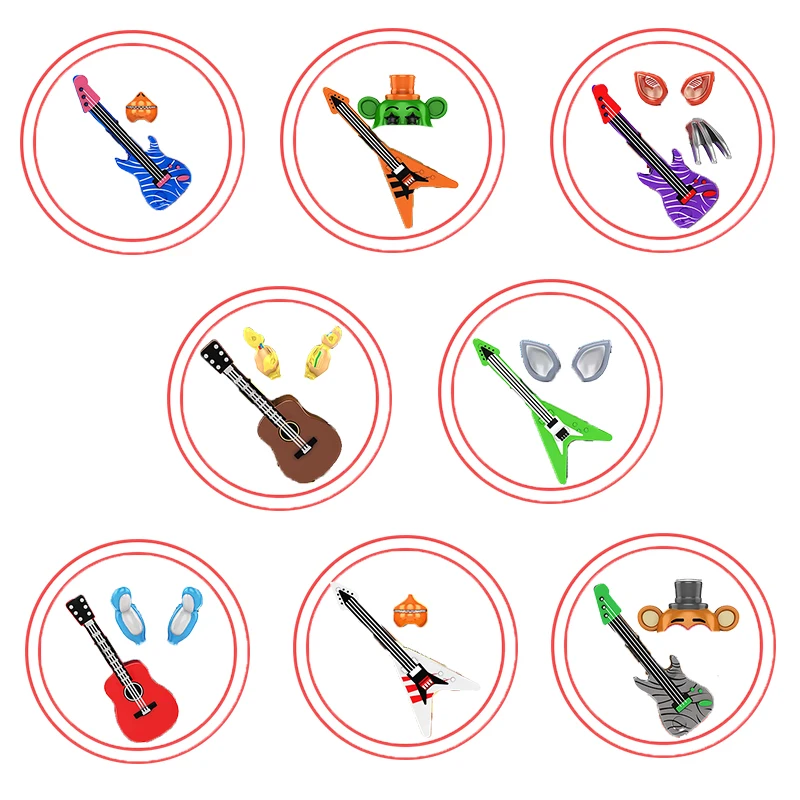KF6071 KF6121 KF6122 KF6160 미드나잇 게임 할로윈 호러 플라스틱 미니 조립 블록 액션 피규어 어린이 장난감