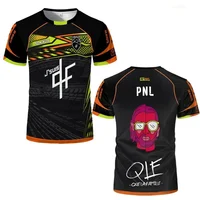 T-shirt d'entraînement de football à manches courtes pour hommes, femmes et jeunes, imprimé PNL J'suis QLF, 90 minutes, vêtements pour adultes et enfants 2