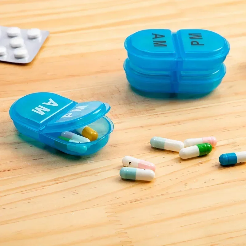 

1 шт., водонепроницаемый органайзер для таблеток, 2 отделения