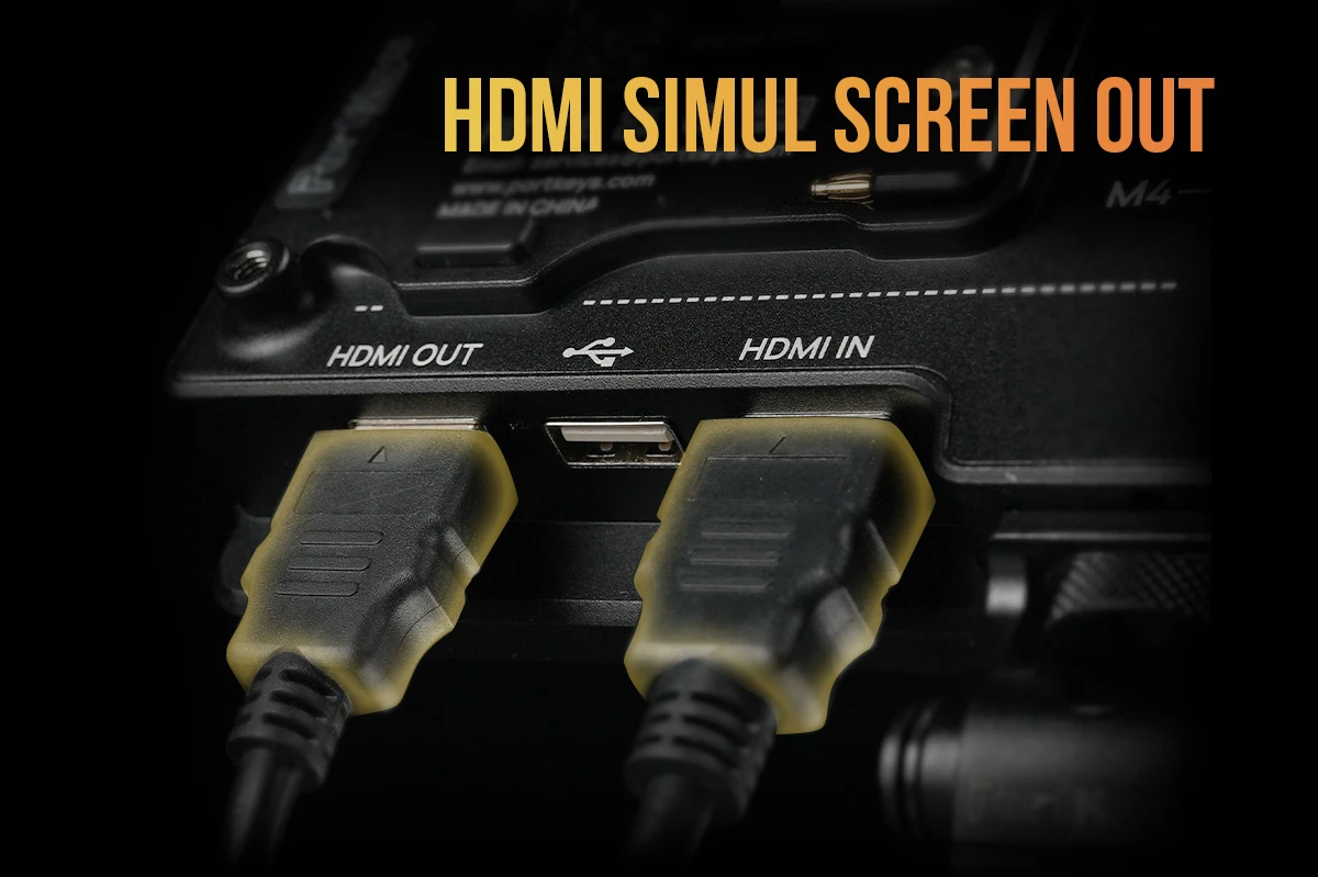 . HS8 8" 3G-SDI/4K HDMI-compatible High Brightness Monitor 100mmX100mm VESA Inte