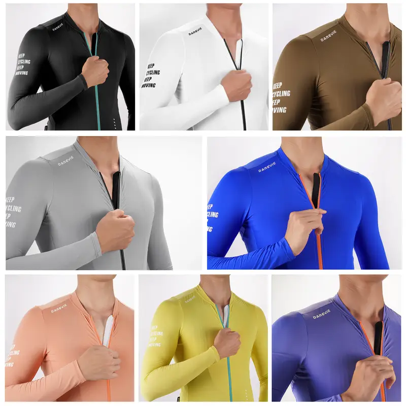 DAREVIE Cycling Jersey Anti-UV SPF 50+ Anti-Slip Pro Line Man Cycling Maillot Cool Technology Quickly Dry Female Clothing - Image 3