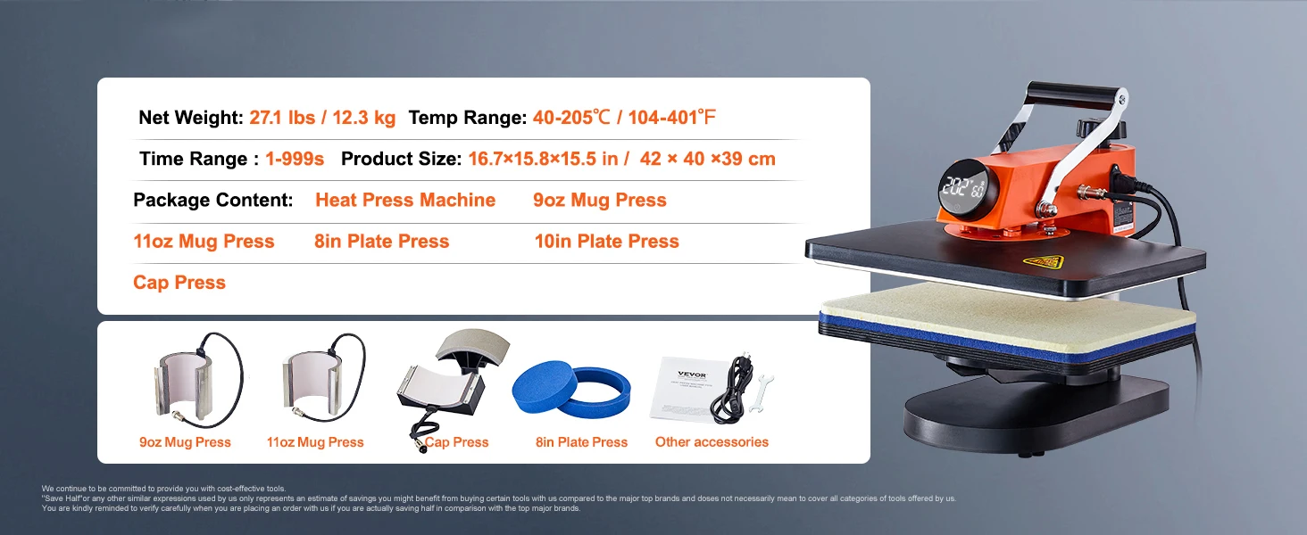 heat press components