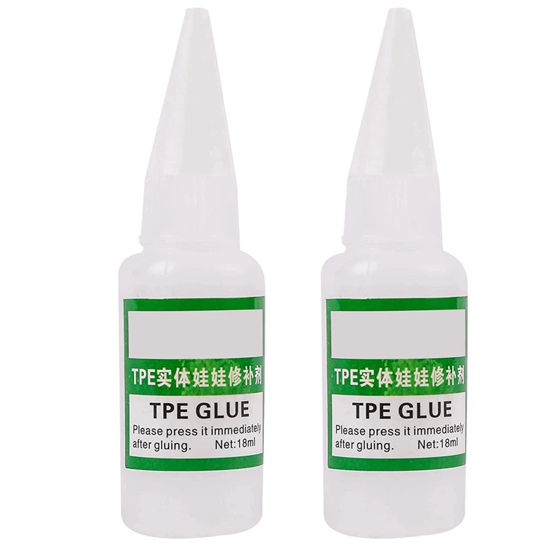 

Liquid Silicone TPE Glue, Clear, 20Ml 2 Count