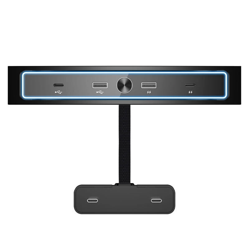 

For Model3/Y Tesla Motors Smart Fast Charging Data Interface Car Center 2 To 4 Charging Interface Docking Station
