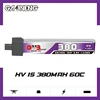 GNB 1S 3.8V 380mAh 60C Lipo Battery Cabled A30 BT2.0 High Current Discharge Connector For FPV RC Tiny Whoop Drone 3.8v Battery 3