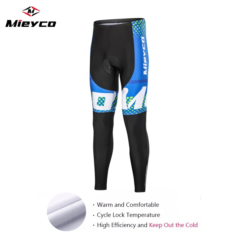 Pantalones De Ciclismo De lana para Hombre, ropa deportiva De alta elasticidad, mallas deportivas cálidas reflectantes para bicicleta, Invierno