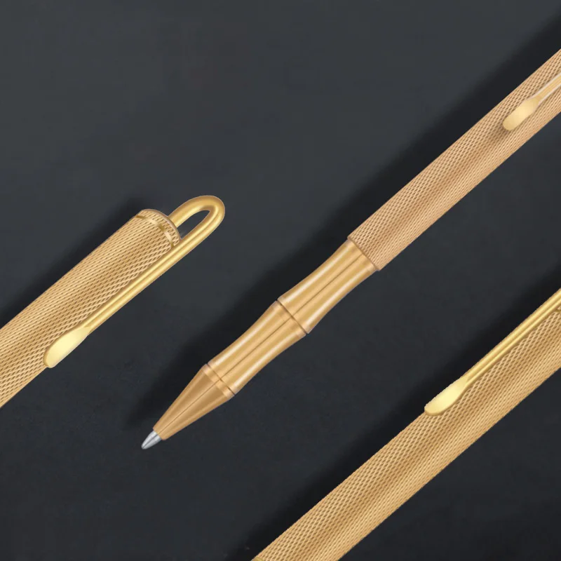 학생용 금속 볼펜, 황동 펜, 미니 휴대용 글쓰기 펜, 학교 사무용품