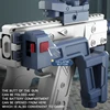 2024 New Summer Water Gun Toy VECTOR Fully Automatic bursting Water Gun Blue Pink Seaside Beach Kid Toys Water Park Games Guns 3
