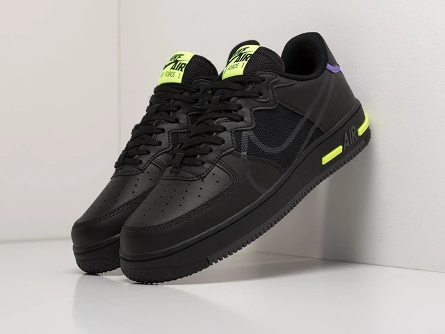 aritmética Ya que huella Sneakers Nike Air Force 1 low react black demisezon male - AliExpress