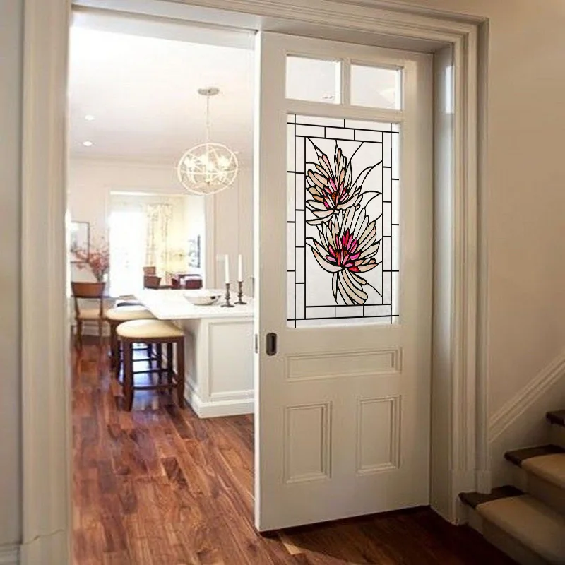 Stained Glass Pocket Door