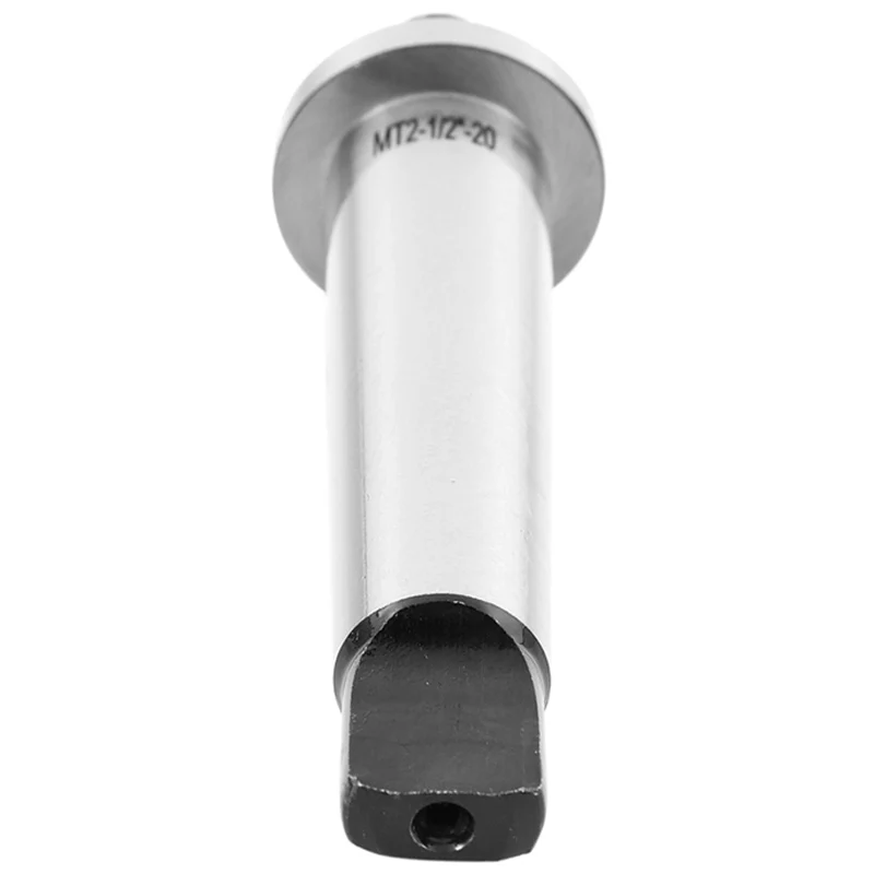 Morse Taper Adapter 2Mt Shank to 1/2 Inch-20 Threaded Drill Chuck Arbor Hardened Morse Taper Mt2 Adapter