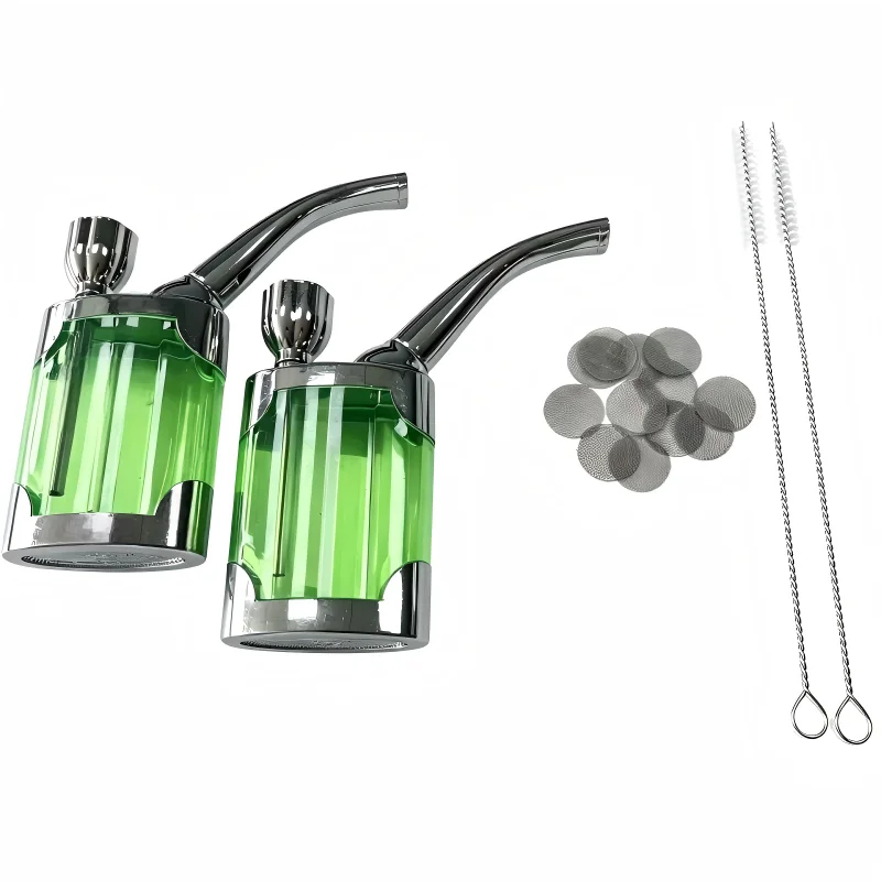 Premium Acrylic Smoking Pipe with Microfilter and Tar Reduction System