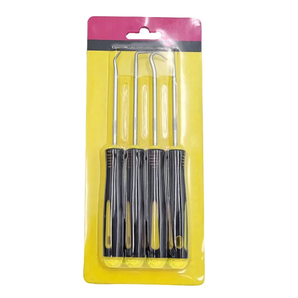 4 Pc 160mm Auto Oil Seal Screwdriver Car Pick Hook O Ring Oil Seal Gasket Puller Remover Tools Sealing Tools Repair
