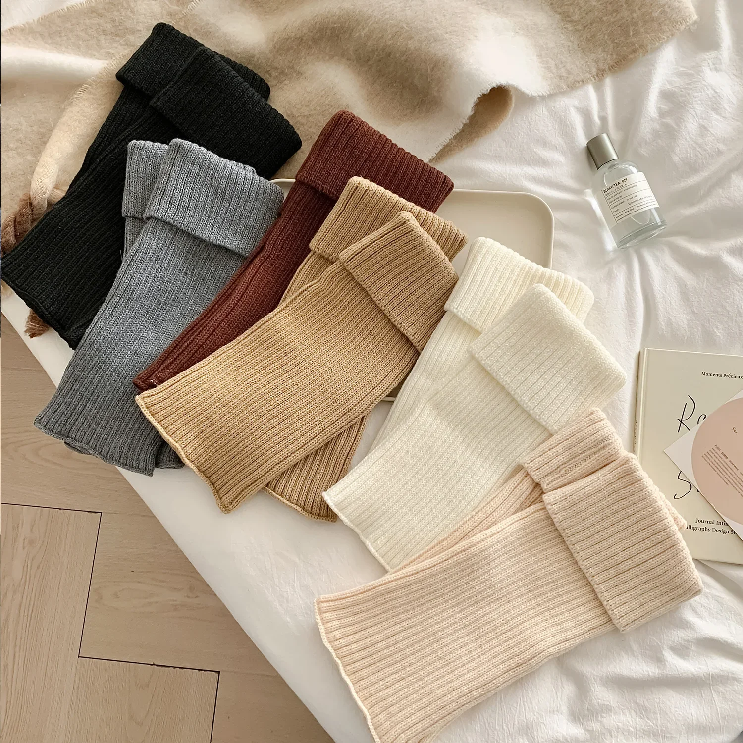 Thickened Leg Warmers Long Socks Korea Style JK Uniform Bubble Socks Fashion Lolita Girl Loose Socks Women's Versatile Stockings