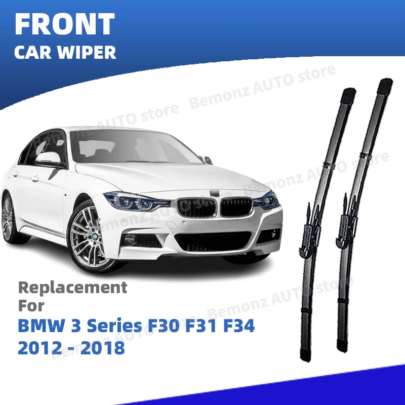 RHD Frontscheibenwischerblätter für BMW 3er M3 F30 F31 F34 2012–2018 Windschutzscheibe Limousine Touring Gran Turismo Zubehör