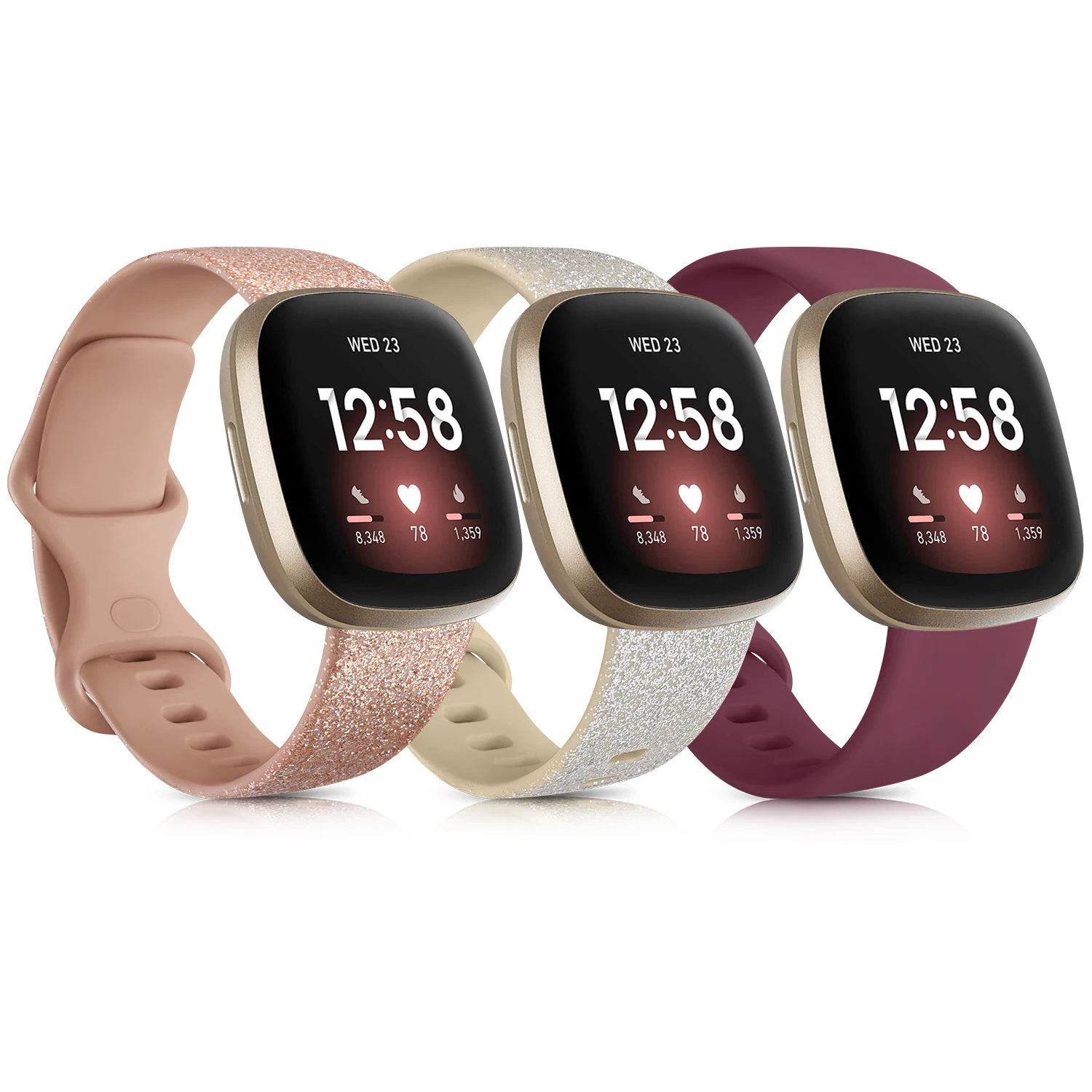 

Мягкий силиконовый ремешок для браслета Fitbit Versa 3, ремешок для часов для браслета Fitbit Sense Versa 3, ремешок для смарт-часов
