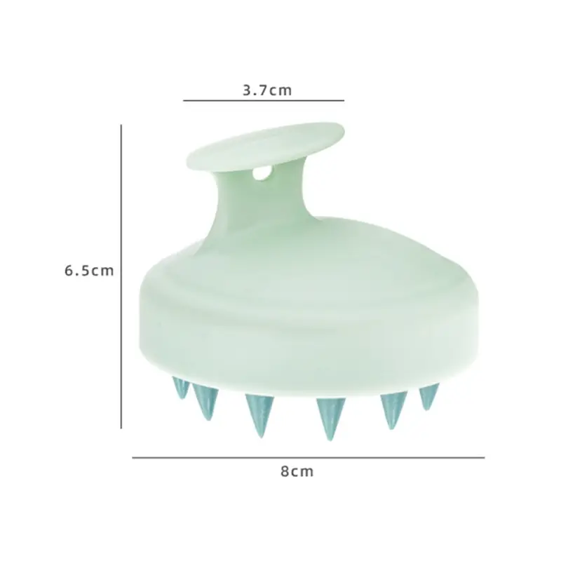 Silicone Shampoo Brush Head Scalp Massage Comb Hair Washing Comb Body Massage Brush Bath Shower Brush Salon Hairdressing Tool Best Sellers In Beauty & Health