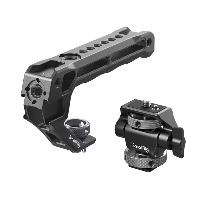 SmallRig 5322 Top Handle with Monitor Support Kit Compatible with Cold Shoe For