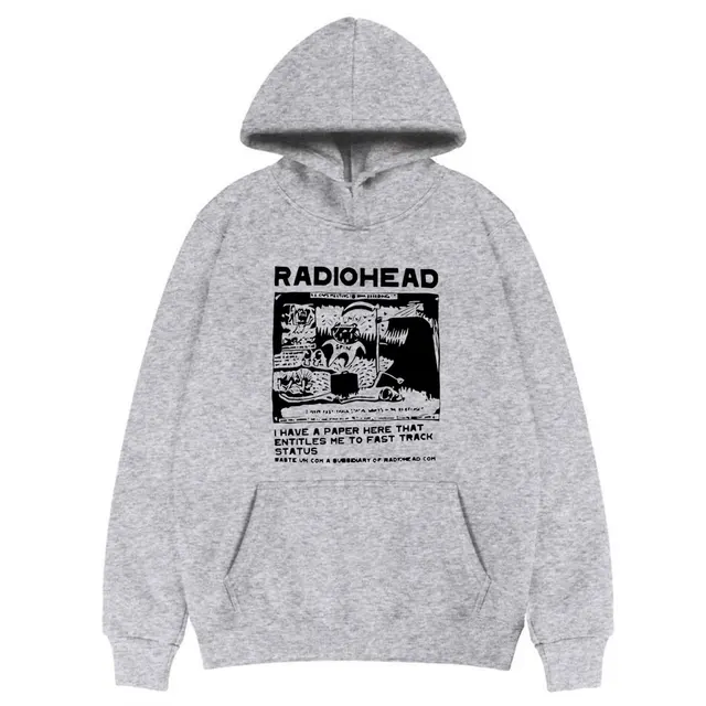 Fashion Radiohead Band North America Tour Hoodie Men Women Sweatshirts Oversized Clothes Harajuku Pullover Grunge Boys Girl Tops 3