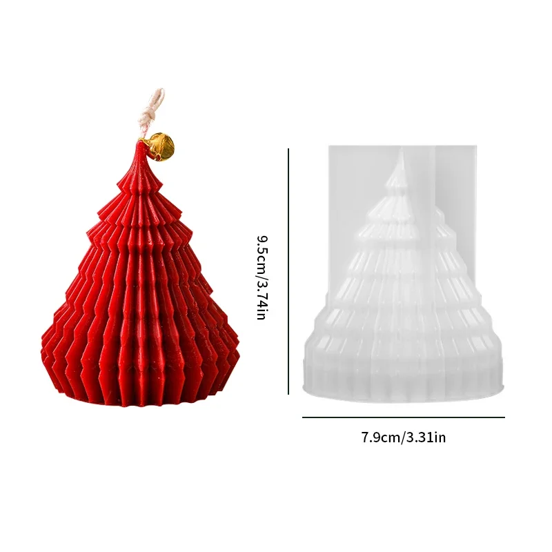 Festive Fir Aroma Candle Silicone Mold