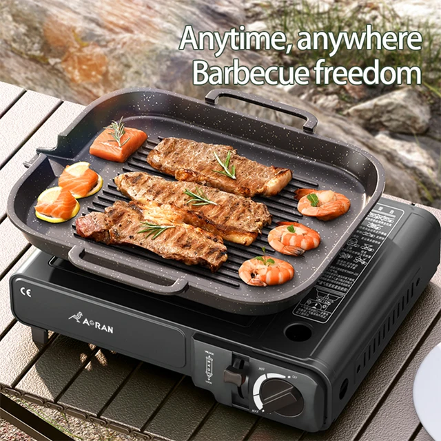 Card Stove, Household Outdoor Portable Card Stove, Gas Stove, Suitable For Camping, picnicking, Household Use 2