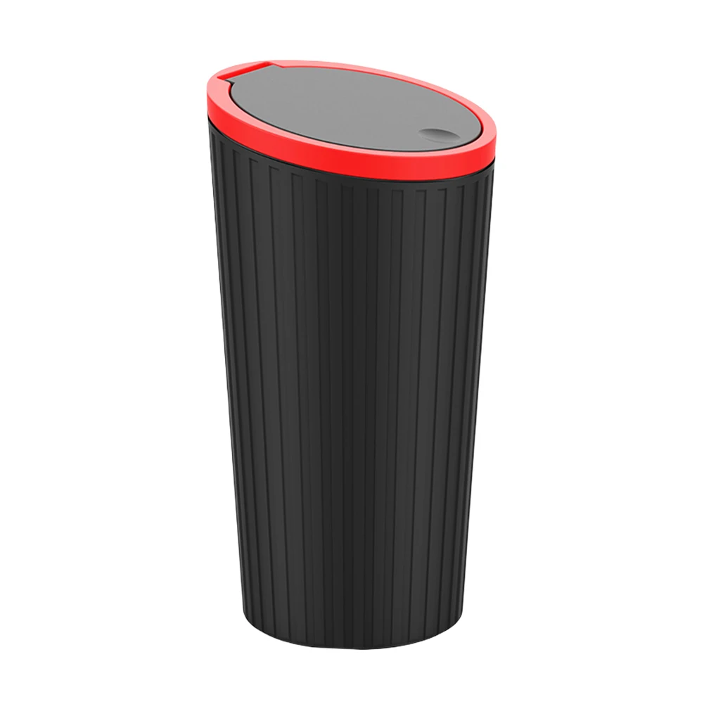 Waterproof Versatile Trash Can Car Trash Can Cup Holder Leakproof Car Interior Rubbish Container Large Capacity Automobile Parts car trash can