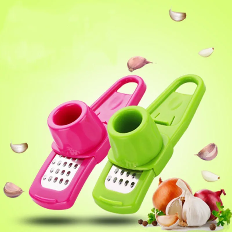 Ginger Garlic Crusher Press Garlic Grinding Grater Cutter Peeler Manual Garlic Mincer Chopping Garlic Tool Kitchen Accessories Kitchen