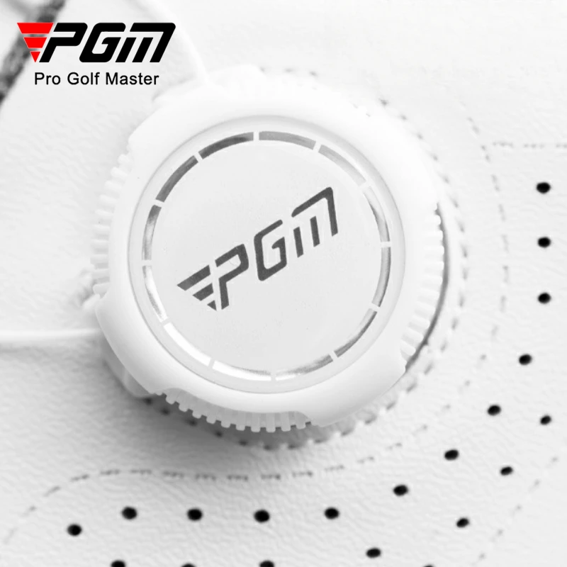 أحذية جولف PGM للرجال مع أربطة بمقبض نعل فائق النع...