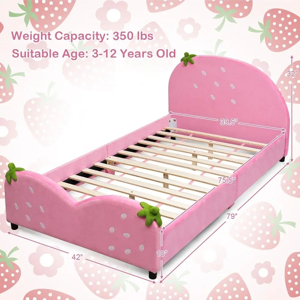 Strawberry Kids Twin Bed 2