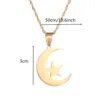 Stainless Steel Islamic Symbol Men Women Islam Muslim Jewelry 2