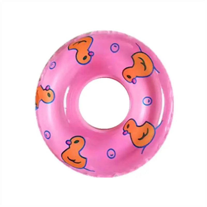 1~4PCS Kids Mini Donuts Swim Ring Bath Toy Mini Float Ring Toys For Rubber Ducks Doll Summer Fun Swimming Pool Accessories Gift swimming ring swimming pool float