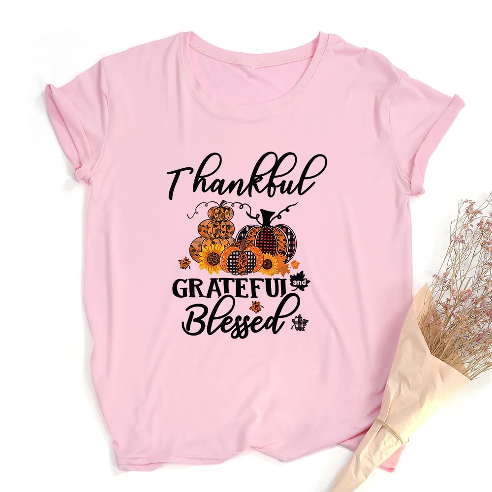 

Just A Girl Who Loves Fall Pumpkin Print T Shirt Women Graphic T-shirt Thanksgiving Party Tops Tee Casual Tshirt Female Clothes