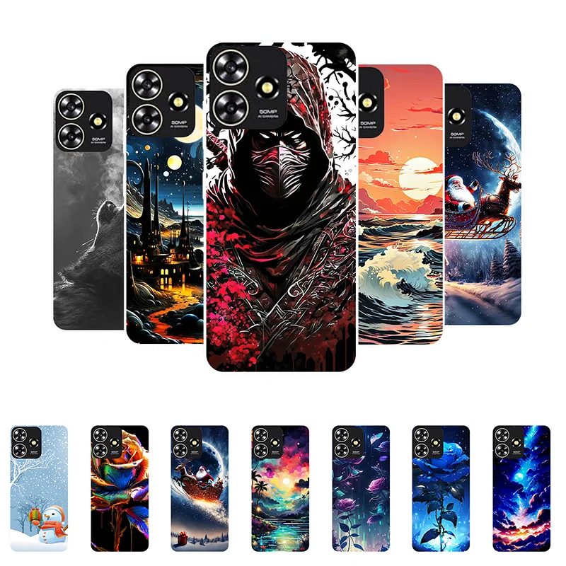 

Silicone Case For ZTE Blade A73 4G Cover Bumper Marble Cat TPU Soft Phone Case for ZTE Blade A73 A 73 4G Back Cover BladeA73 4G