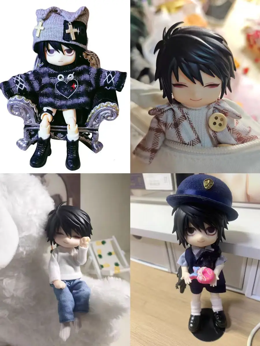 Lawliet Ob11 Clothes ,1/12 BJD GSC Doll Handmade Fashionable Costume Cosplay Accessory
