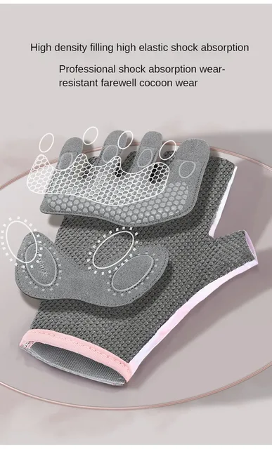 Guanti Da Allenamento Uomo E Donna – Antiscivolo In Silicone, Doppia Cinghia Regolabile, Per Sollevamento Pesi E Palestra, Taglie M/L/XL