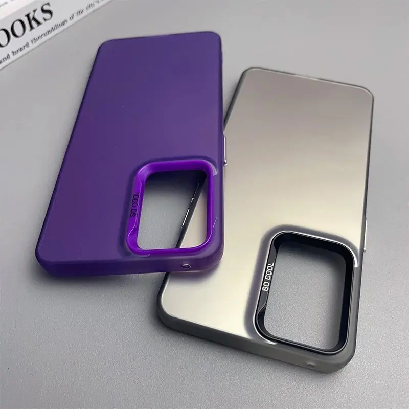 Shockproof Anti-fingerprint Phone Case with Shell Protection and IMD Design
